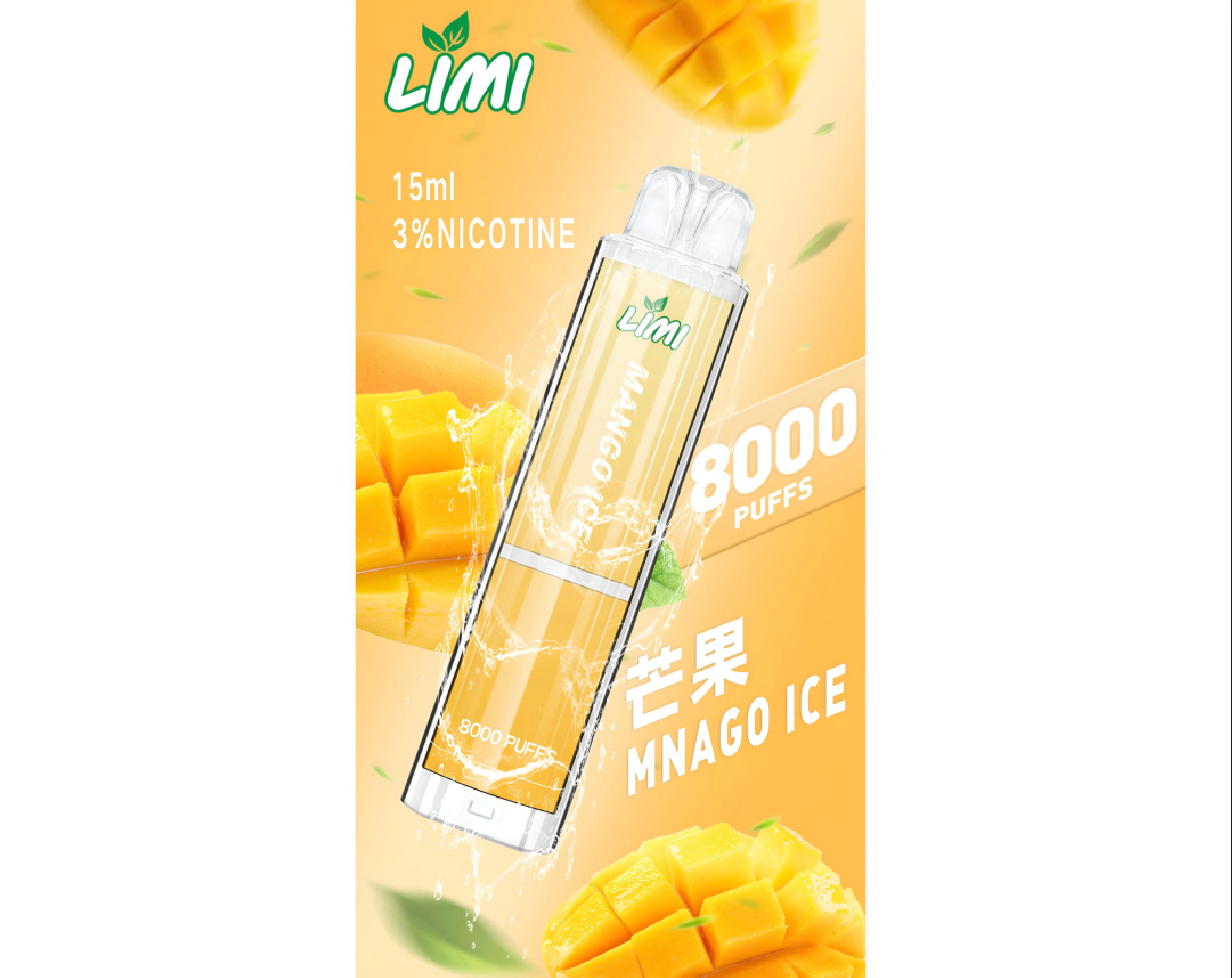 LIMI 拋棄式一次性電子煙 8000口-芒果