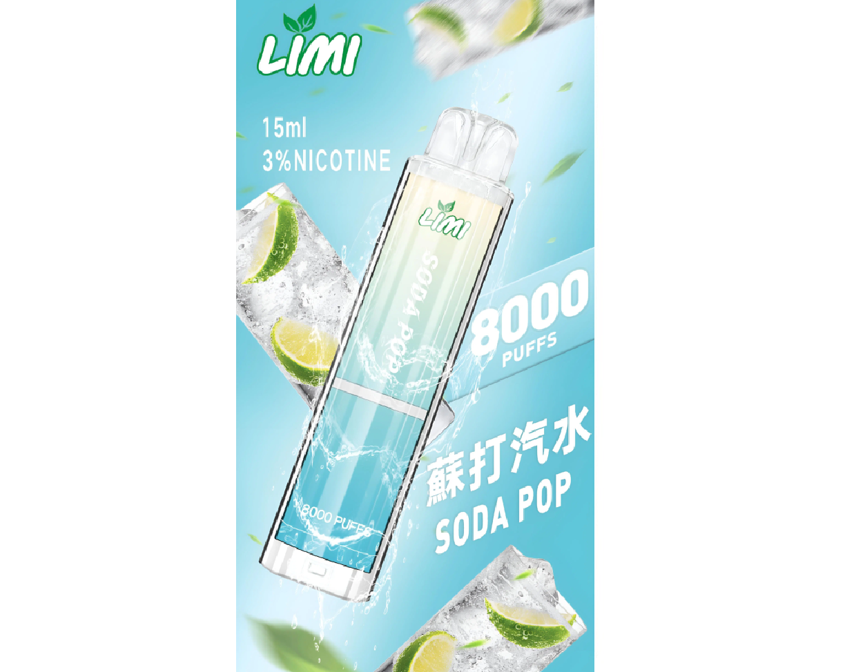 LIMI 拋棄式一次性電子煙 8000口-蘇打汽水