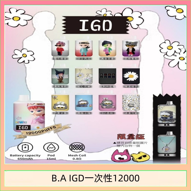 B.A IGD12000口 電子煙