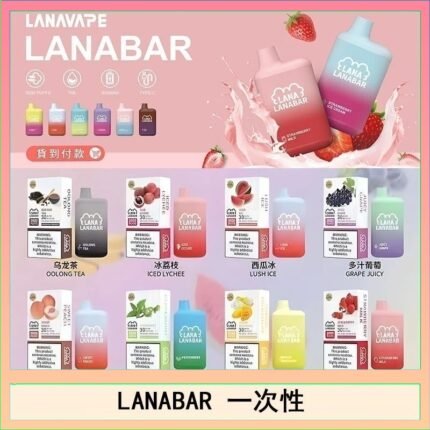 LANA BAR可充电一次性電子煙霧化5000口(3.0%)