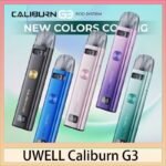 UWELL Caliburn G3咖哩棒G3 KIT電子煙2主機官網評價說明書